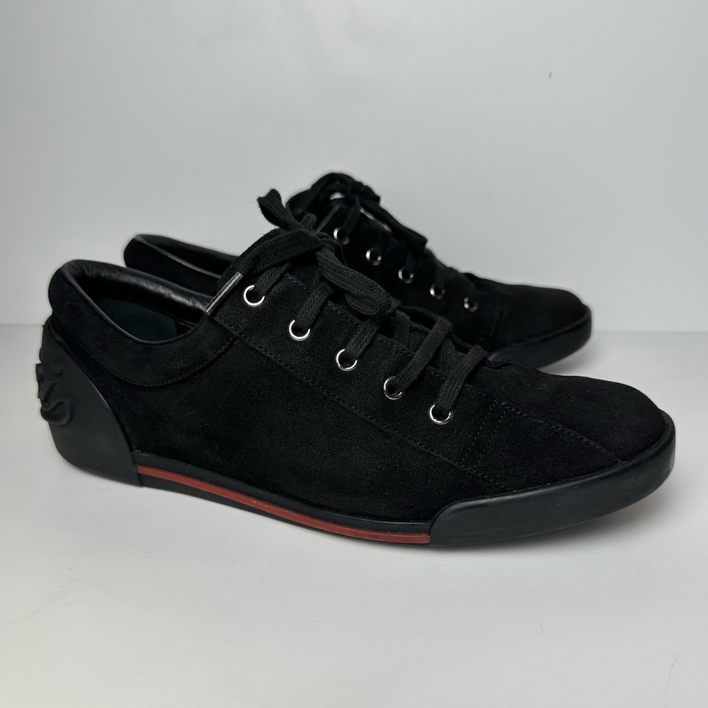 🔴SOLD Men’s Gucci Black Suede Shoes 7.5 US, 6.5 UK Sneakers